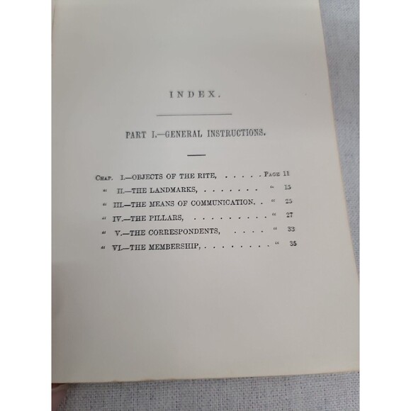 Antique RARE 1855 The Mosaic Book American Adoptibe Rite. 1st Edition - Picture 8 of 13